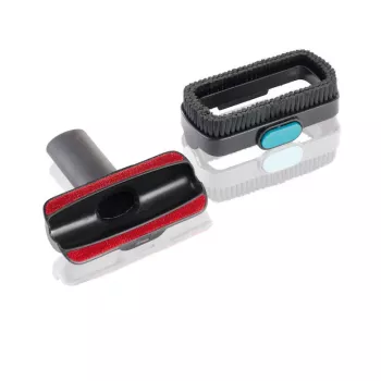 LEIFHEIT 2in1 Regulus PowerVac 2in1 belaidis lazdelinis dulkių siurblys, 20 V, 40 min veikimo laikas, 0,45 L dulkių talpa, LED apšvietimas, rankinis blokas, baltas