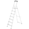 Hailo L40 StandardLine 4 pakopų aliuminio kopėčios su apsauginiu turėklu, 150 kg, EN 131