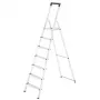 Hailo L40 StandardLine 4 pakopų aliuminio kopėčios su apsauginiu turėklu, 150 kg, EN 131