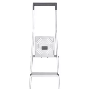 Hailo L40 StandardLine 4 pakopų aliuminio kopėčios su apsauginiu turėklu, 150 kg, EN 131