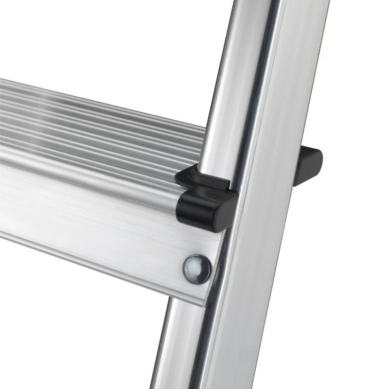 Hailo L40 StandardLine 4 pakopų aliuminio kopėčios su apsauginiu turėklu, 150 kg, EN 131