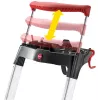 Hailo L100 TopLine 7 pakopų aliuminės kopėčios su daugiafunkciu padėklu, 150 kg apkrova, EN 131 8050-607