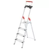 HAILO L85 ComfortLine aliuminės 4 pakopų buitinės kopėčios