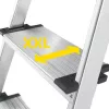 HAILO L85 ComfortLine aliuminės 4 pakopų buitinės kopėčios