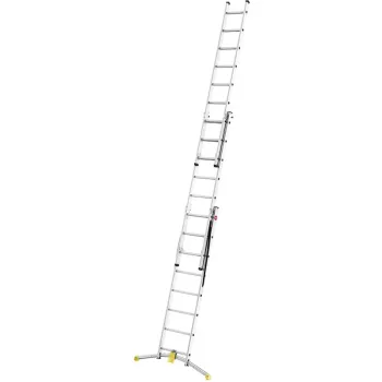 HAILO Kombinuotos kopėčios HobbyLOT aliuminio 2x8 + 1x9 laipteliai