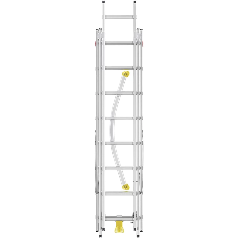 HAILO Kombinuotos kopėčios HobbyLOT aliuminio 2x8 + 1x9 laipteliai