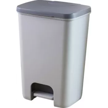CURVER Pedal Bucket Essentials 40L pilkas/tamsiai pilkas