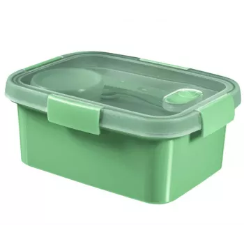 CURVER Maisto talpa pietų rinkinys stačiakampis 1,2L Smart Eco To Go 20x15x9cm švelniai žalia