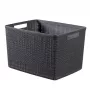 CURVER Pintinė Jute L 20L 36x28x23cm Tamsiai pilka