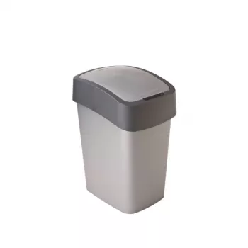 CURVER Flip Bin 25L šiukšlių krepšys sidabrinis/pilkas