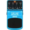 Behringer TM300 vamzdinio stiprintuvo modeliuoklis efektų pedalas elektrinei gitarai, mėlyna/juoda
