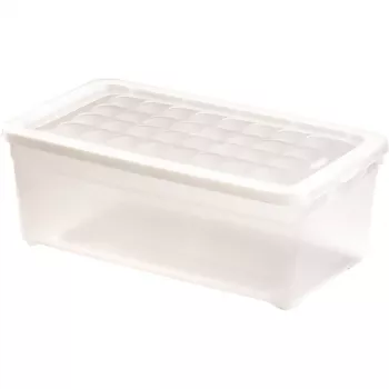 Curver Textile Box 5,7L permatoma dėžė su dangteliu, 34,3 x 19,5 x 12,5 cm