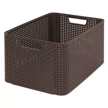 CURVER Box Style L 43,6 x 32,6 x 23 cm tamsiai rudos spalvos daiktadėžė