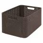 CURVER Box Style L 43,6 x 32,6 x 23 cm tamsiai rudos spalvos daiktadėžė