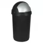 CURVER Bullet 50L juodas/sidabrinis šiukšlių krepšys