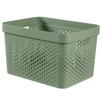 CURVER Infinity perdirbta dėžė 17L 36x27x22cm žalia