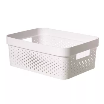 CURVER Dėžė Infinity Recycled 11L 36x27x14cm Balta
