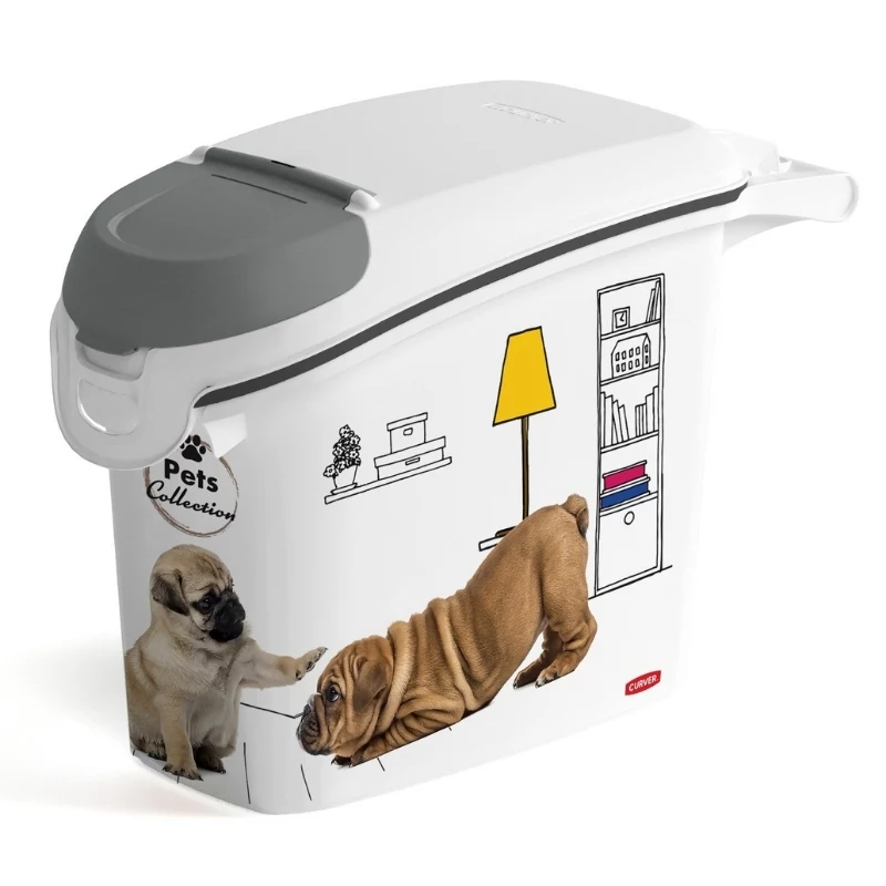 CURVER Pets Life Pašaro laikymo konteineris šunims 15L Antracito