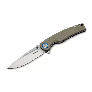 Boker Magnum Shark Knife 01SC007 sulankstomas peilis 440A plieno G-10 rankena juodas