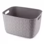 Curver Softex L daiktų dėžė 19L pilkai ruda 37,9x29,2x22,1cm