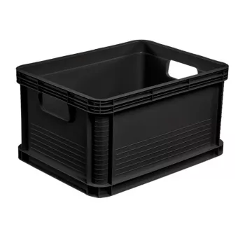 KEEEPER Robert 20L Euro konteineris, 400 x 300 x 220 mm, grafito, keliamoji galia 30 kg, sukraunamas, maistui saugus