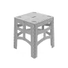 keeeper sulankstomas lauko stalas M Timo, pilkas, 80 kg apkrova, 46,5 x 44,5 x 55 cm