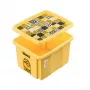 KEEEPER dėžė su dangčiu 15L Karolina “Minions Mosaic” 38x29.5x20.5 cm geltona