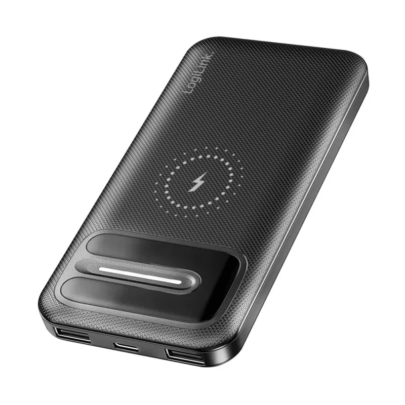 LogiLink PA0343RF belaidis maitinimo bankas 10000 mAh juodas