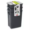 CURVER Biobox šiukšlių dėžių rinkinys 2x10L + 6L pilkas