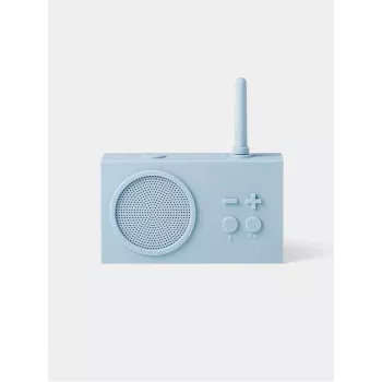 Lexon Tykho 3 nešiojamas FM radijas ir Bluetooth garsiakalbis šviesiai mėlynas