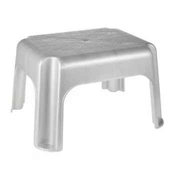 KEEEPER taburetė Tim 36,5 x 30 x 24 cm šviesiai sidabrinė, FSC sertifikuotas bambukas, 150 kg apkrova
