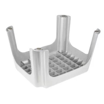 KEEEPER taburetė Tim 36,5 x 30 x 24 cm šviesiai sidabrinė, FSC sertifikuotas bambukas, 150 kg apkrova