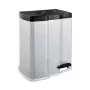 KEEEPER pedalų šiukšliadėžė rūšiavimui 7+15L Gunnar 39,5x29x43,5cm šviesiai sidabrinė