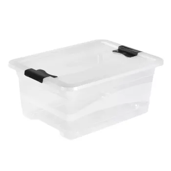 keeeper Crystalbox Cornelia laikymo dėžė su dangteliu, 12 L, permatoma, 39,5 x 29,5 x 17,5 cm