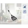 LEIFHEIT ProLine nailono mentelė su nerūdijančio plieno rankena, 33 cm, juoda