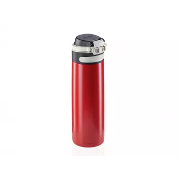 LEIFHEIT Thermo Mug Flip 600ml raudonas