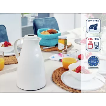 LEIFHEIT Thermos Harmonic White vakuuminis termosas, 1 L