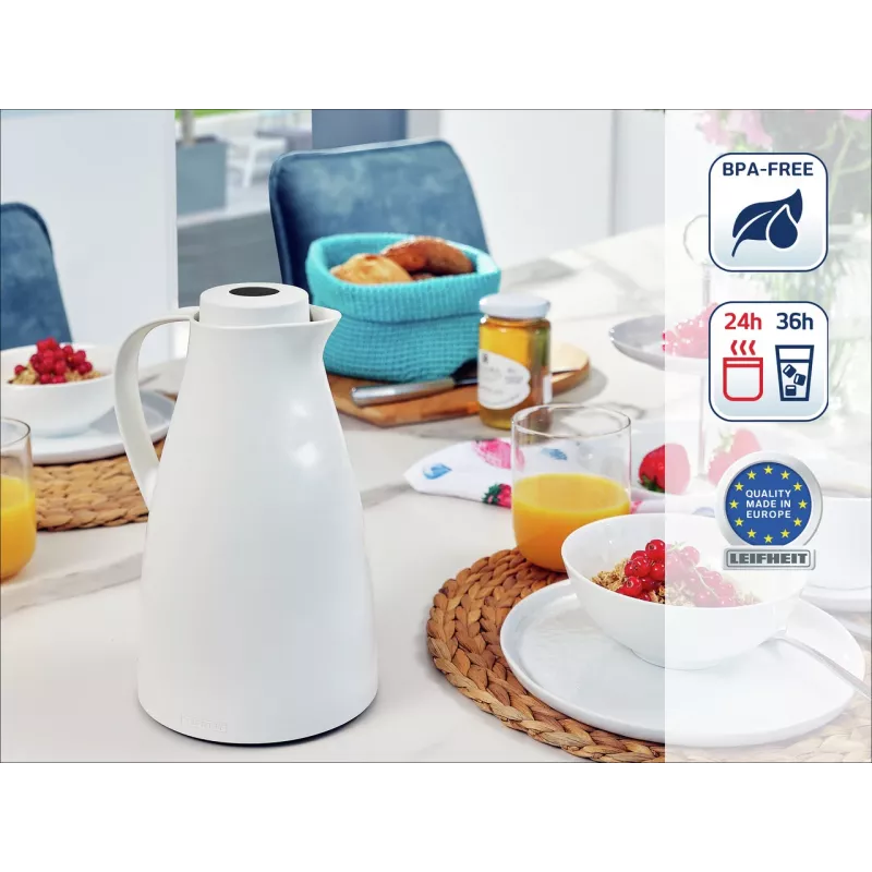 LEIFHEIT Thermos Harmonic White vakuuminis termosas, 1 L