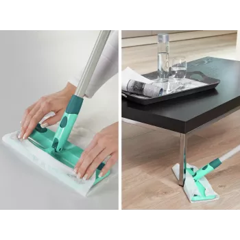LEIFHEIT Clean & Away S grindų šluota su rankena, rinkinys 26 cm