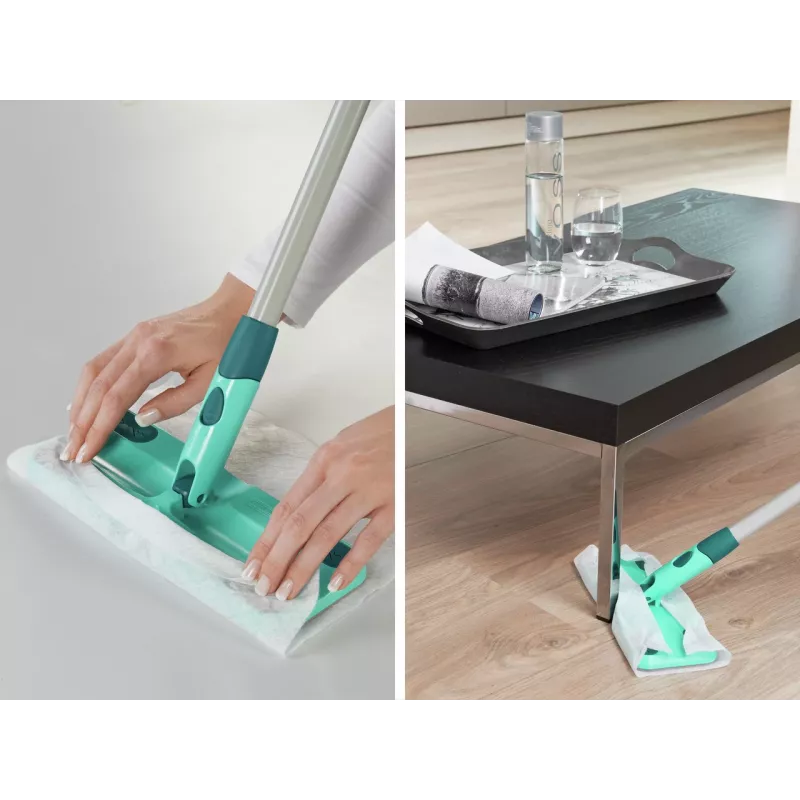 LEIFHEIT Clean & Away S grindų šluota su rankena, rinkinys 26 cm
