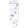 LEIFHEIT Cotton Classic S lyginimo lentos užvalkalas 112x34 cm, 100% medvilnė, putų pamušalas, su virvele, mėlynai baltas raštas