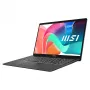 MSI Modern 15 F1MG-1246FRNN 15,6 inch Full HD IPS nešiojamas kompiuteris, Intel Core i5-1235U, 16GB RAM, 512GB SSD, Windows 11 Pro, AZERTY prancūziška klaviatūra, Classic Black