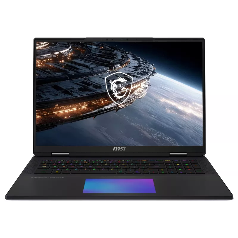 MSI Titan 18 HX A2WJ-1410FRY 18 inch QHD+ 240Hz Mini LED žaidimų nešiojamas kompiuteris, Intel Core Ultra 9 290HX, 64GB DDR5, 2TB SSD, GeForce RTX 5090, Windows 11 Pro, AZERTY prancūziška klaviatūra