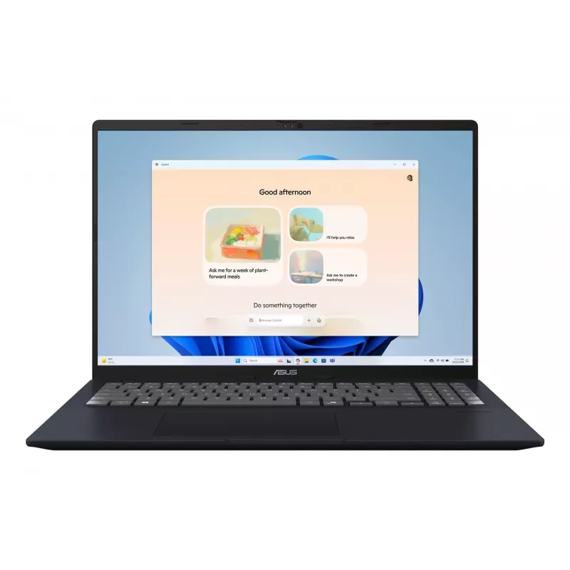 ASUS Vivobook 16 X1607CA-MB110W Intel Core Ultra 5 225H 16 inch WUXGA 16GB DDR5 512GB SSD Wi-Fi 6 Windows 11 Home mėlynas nešiojamasis kompiuteris