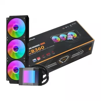 DarkFlash CB360 360mm ARGB skysčių aušinimo CPU aušintuvas - juodas