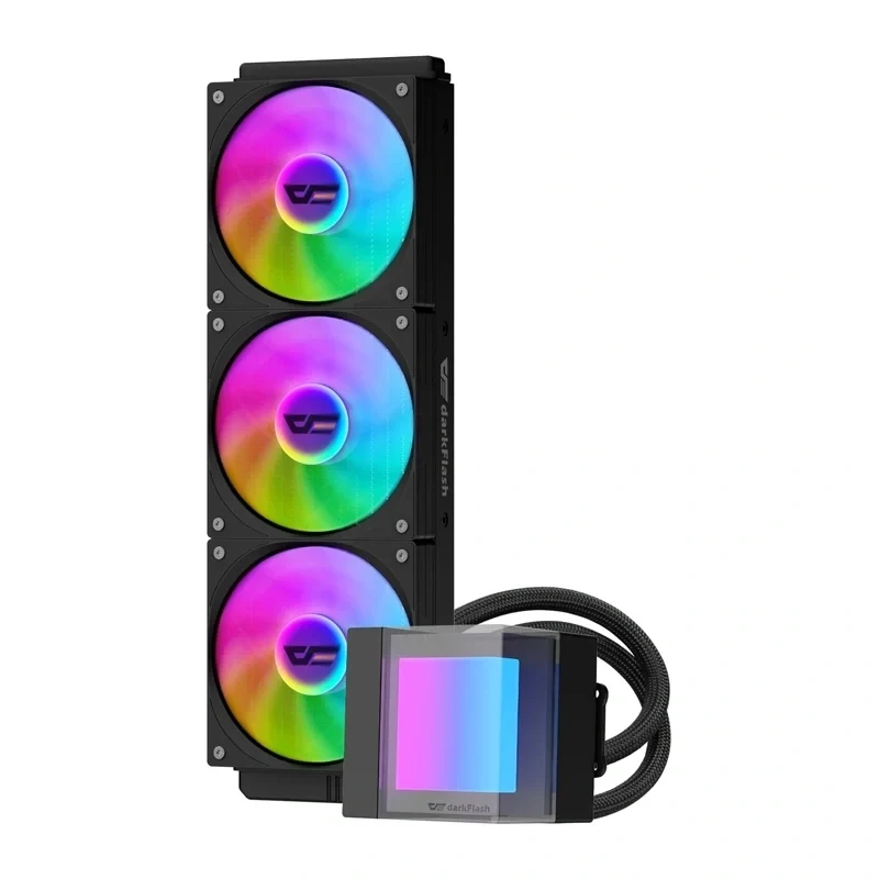 DarkFlash CB360 360mm ARGB skysčių aušinimo CPU aušintuvas - juodas