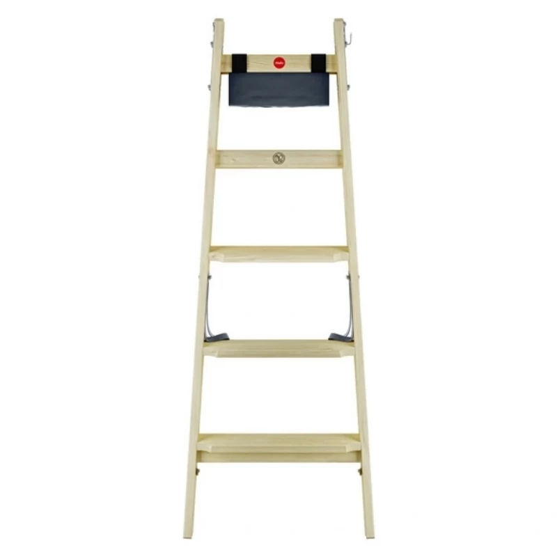 HAILO H77 ComfortLine dvišalės medinės kopėčios 2x5 pakopų