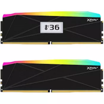 V-Color Manta XFinity+ aRGB 32GB (2x16GB) DDR5-6000 CL28 stalinio kompiuterio atminties rinkinys, juodas