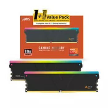V-Color Manta XSky RGB 16GB DDR5-6000 CL28 EXPO atminties modulis, juodas