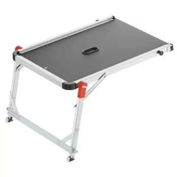 HAILO TP2 Pro laiptinė platforma - reguliuojama aliuminio darbo platforma laiptams, 150 kg, EN 131